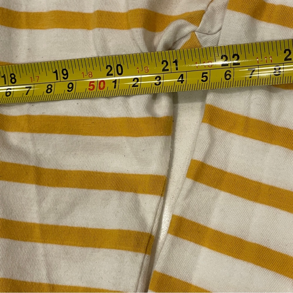 Patagonia Yellow and White Striped Boat neck Shirt size large, 

100% cotton - Picture 7 of 9